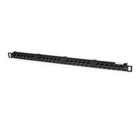 StarTech.com 24 Port 0.5U Cat5e Patch Panel - RJ45 Ethernet Rackmount Cat 5e 110 Patch Panel