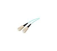 StarTech Fiber Optic Patch Cable A50FBLCSC2 - 10Gb OM3 Multimode 50/125 LC/UPC to SC/UPC LSZH 2m