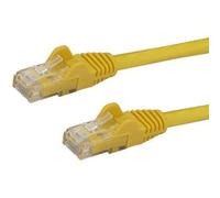 StarTech.com 2m CAT6 Ethernet Cable - Yellow CAT 6 Gigabit Ethernet Wire -650MHz 100W PoE RJ45 UTP Network/Patch Cord Snagless w/Strain Relief Fluke Tested/Wiring is UL Certified/TIA