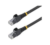 StarTech 2m Cat6 Snagless Ethernet Cable, LSZH, Black (N6LPATCH2MBK) | 100W PoE delivery, LSZH, Gold-plated RJ45, Patch Cable, Ethernet Cord, Low Smoke Zero Halogen, UTP, Strain Relief, 10Gbps