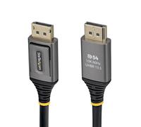 StarTech 2m DisplayPort 2.1 Cable, 8K 60Hz, HDR | Uncompressed 8K 60Hz, 10K 60Hz/8K 144Hz/4K 240Hz with DSC 1.2a, DP 2.1 Monitor Cord, VESA DP54 Cable, DP21V-2M-DP54-CABLE