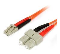 StarTech.com Fiber Optic Cable - Multimode Duplex 62.5/125 - LSZH - LC/SC - 2 m