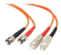 Startech 2M Fiber Optic Cable Multimode Duplex 62.5/125 Lszh St /Sc Om1 St To Sc