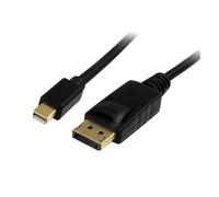 StarTech.com 2m (6ft) Mini DisplayPort to DisplayPort 1.2 Cable - 4K x 2K UHD Mini DisplayPort to DisplayPort Adapter Cable - Mini DP to DP Cable for Monitor - mDP to DP Converter Cord