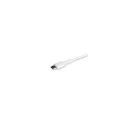 StarTech.com 6 foot (2m) Durable White USB-C to Lightning Cable - Heavy Duty Rugged Aramid Fiber USB Type A to Lightning Charger/Sync Power Cord - Apple MFi Certified iPad/iPhone 12