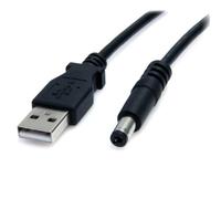 StarTech.com USB to 5.5mm Power Cable - Type M Barrel - 2m
