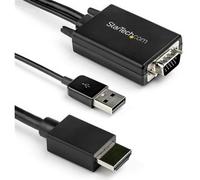 Startech 2M Vga To Hdmi Converter Cable With Usb Audio Support 1080P Analog To D