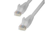 StarTech 2m White Cat6 Ethernet Cable, Snagless, 24AWG (CAT6UTP2MWH) | 100W PoE delivery, 24AWG copper, Gold-plated RJ45, Patch Cable, Ethernet Cord, Pure Bare, Network, UTP, 250MHz