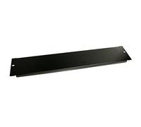 StarTech 2U Blanking Panel BLANKB2 - Steel 19in Rack Mount Filler - Black