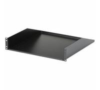 StarTech.com 2U Server Rack Shelf - Universal Rack Mount Cantilever Shelf for 19" Network Equipment Rack & Cabinet - Heavy Duty Steel - Weight Capacity 125lb/56kg - 18" Deep Tray, Black