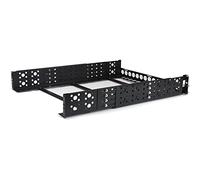 StarTech 2U Universal Rack Rails, 19in, 16.5-41.5in, 100lb (UNIRAILS2U) | Mount non-rackmount or discontinued OEM gear, EIA-310 standard, Cold-rolled steel, 45kg, Hardware for quick setup