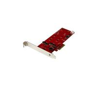 StarTech.com 2x M.2 SATA SSD Controller Card - PCIe