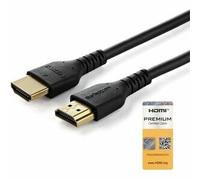 StarTech.com 3ft (1m) Premium Certified HDMI 2.0 Cable with Ethernet - Durable High Speed UHD 4K 60Hz HDR - Rugged M/M HDMI Cord with Aramid Fiber - TPE - Ultra HD Monitors, TVs & Displays