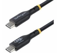 StarTech.com 1m USB-C Charging Cable USB-IF Certified USB C Cable 240W PD EPR USB 2.0 Type-C Laptop Charger Cord USB-C Data Transfer Cable TPE Jacket M/M