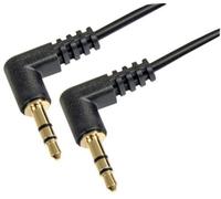 StarTech.com 1 ft Slim 3.5mm Right Angle Stereo Audio Cable - M/M