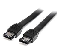 StarTech 3 feet Shielded External eSATA Cable M/M, Black 3 ft/1 m