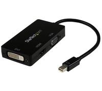 STARTECH - 3-in-1 Mini DisplayPort to VGA, DVI or HDMI Converter - Black