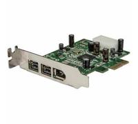 Startech 3 Port 2B 1A Lp 1394 Pci Express Firewire Card Add 2 Native Firewire 80