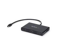 StarTech 3-Port Multi Monitor Adapter - Mini DisplayPort to HDMI MST Hub - Tr...