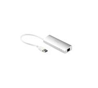 StarTech 3-port Portable Usb 3.0 Hub Plus Gigabit Ethernet in Silver Startech Silver