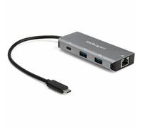 StarTech.com 3-Port USB-C Hub with LAN Port - 10Gbps