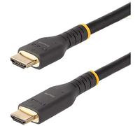 StarTech 30ft Active HDMI 2.0 Cable, 4K 60Hz, With Ethernet | Heavy-Duty Rugged HDMI Cord with Aramid Fibre, With Ethernet, RH2A-10M-HDMI-CABLE, HDMI 2.0 4K 60Hz UHD
