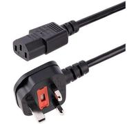 StarTech.com Power Cable BS 1363 to C13 – 3ft (1m) 18AWG 10A 250V
