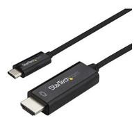 StarTech.com 3ft (1m) USB C to HDMI Cable - 4K 60Hz USB Type C to HDMI 2.0 Video Adapter Cable - Thunderbolt 3 Compatible - Laptop to HDMI Monitor/Display - DP 1.2 Alt Mode HBR2 - Black