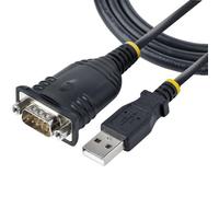 StarTech 3ft (1m) USB to Serial Cable, DB9 Male RS232 to USB Converter, Proli...