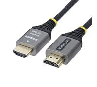 StarTech 3ft (91cm) Premium Certified High Speed HDMI Cable, Ultra Flexible HDMI Cable, 4K 60Hz/1440p 144Hz w/HDR10/ARC, 18Gbps, High Flex Braided HDMI Cord