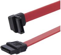 Startech 3ft Angled SATA to SATA Cable - Red