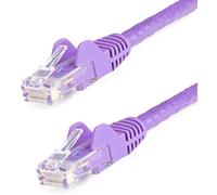 StarTech 3ft Cat6 Snagless Cable, 100W PoE, Purple (N6PATCH3PL)