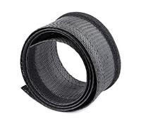 StarTech.com Cable Management Sleeve 10ft (3m) Trimmable Heavy-Duty 1.2" (3cm) Polyester Mesh Black