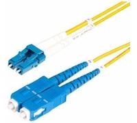 Startech 3M 9.8Ft Lc To Sc Upc Os2 Single Mode Duplex Fiber Optic Cable 9/125 10