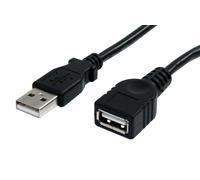 StarTech.com 10 ft Black USB 2.0 Extension Cable A to A - M/F