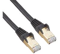 StarTech.com 3m CAT6a Ethernet Cable - 10 Gigabit Shielded Snagless RJ45 100W PoE Patch Cord - 10GbE STP Network Cable w/Strain Relief - Black Fluke Tested/Wiring is UL Certified/TIA
