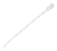 StarTech Cable Ties 4" (10cm) with Mounting Hole — 1/16" (2mm), 7/8" (24mm) 18lb Nylon 66, 100 Pack
