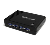 StarTech 4 Port Black SuperSpeed USB 3.0 Hub, USB 2.0 Type-B, USB 3.2 Gen 1 (...