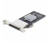 StarTech.com 4-Port GbE SFP Network Card PCIe 2.0 x2 (x4 x8 x16 Compatible) Intel I350-AM4 4x 1GbE Controller 1000BASE Copper/Fiber Optic Desktop/Server Quad-Port Gigabit Ethernet NIC - Windows & Linux