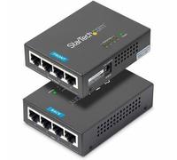 StarTech.com 4-Port Gigabit Midspan - PoE+ Injector - 802.3at/af