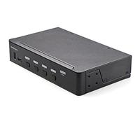 StarTech.com 4 Port HDMI KVM Switch - Single Monitor 4K 60Hz Ultra HD HDR - Desktop HDMI 2.0 KVM Switch with 2 Port USB 3.0 Hub (5Gbps) and 4x USB 2.0 HID, Audio - Hotkey Switching - TAA
