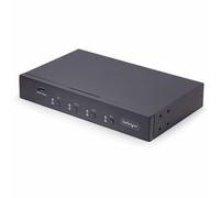 StarTech.com 4-Port KM Switch with Mouse Roaming USB Switch for Keyboard/Mouse 3.5mm/USB Audio Perihperal Sharing for 4 Computers TAA Compliant