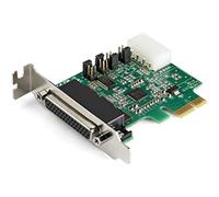 StarTech.com 4-port PCI Express RS232 Serial Adapter Card - PCIe RS232 Serial Host Controller Card - PCIe to Serial DB9 - 16950 UART - Low Profile Expansion Card - Windows/Linux