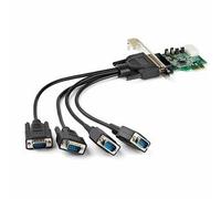 Startech 4-Port Pci Express Rs232 Serial Adapter Card Pcie To Serial Db9 Rs-232