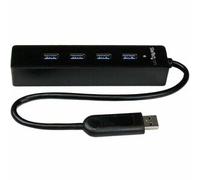 StarTech.com 4 Port Portable SuperSpeed USB 3.0 Hub with Built-in Cable~4 Port Portable SuperSpeed USB 3.0 Hub with Built-in Cable - 5Gbps