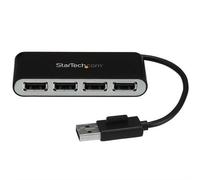 StarTech 4-Port Portable USB 2.0 Hub with Built-in Cable