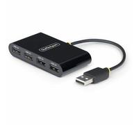StarTech.com ST4200MINI2-USB-HUB interface hub USB 2.0 480 Mbit/s Black