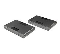 StarTech 4-Port USB 3.0 Extender Hub, 5Gbps, USB Extender Kit (USB-A) | 5Gbps USB 3.2 Gen 1, With 1x Gigabit Ethernet Port Extension over Single Cat6a/Cat7 Cable (RJ45), 330ft, USB3004EXT2