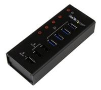 Startech 4 Port Usb 3.0 Hub Plus 3 Dedicated Usb Charging Ports 2 X 1A & 1 X 2A
