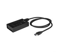 StarTech 4 Port USB 3.0 Hub - USB Type-A to 1x USB-C & 3x USB-A - Commercial ...